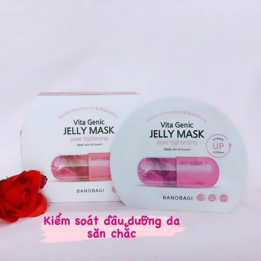 [BANOBAGI]Vita Genic Jelly Mask Pore Tightening Elastic skin & Smooth 10 pcs